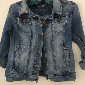 Loft Light Wash Jean Jacket XXSP